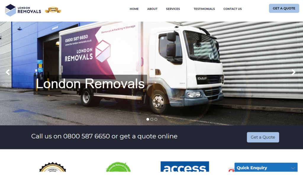 london removals homepage