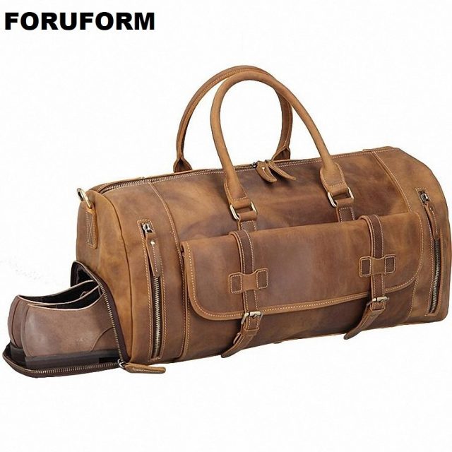 Men’s handbag Travel Bag Genuine Leather