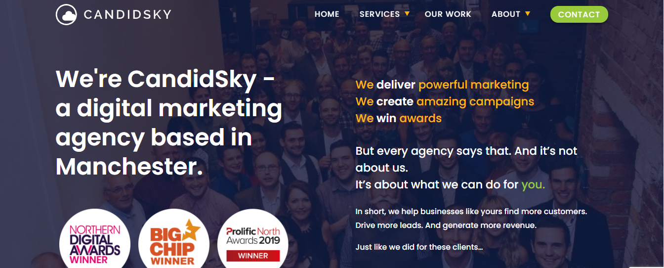 candidsky seo agency manchester